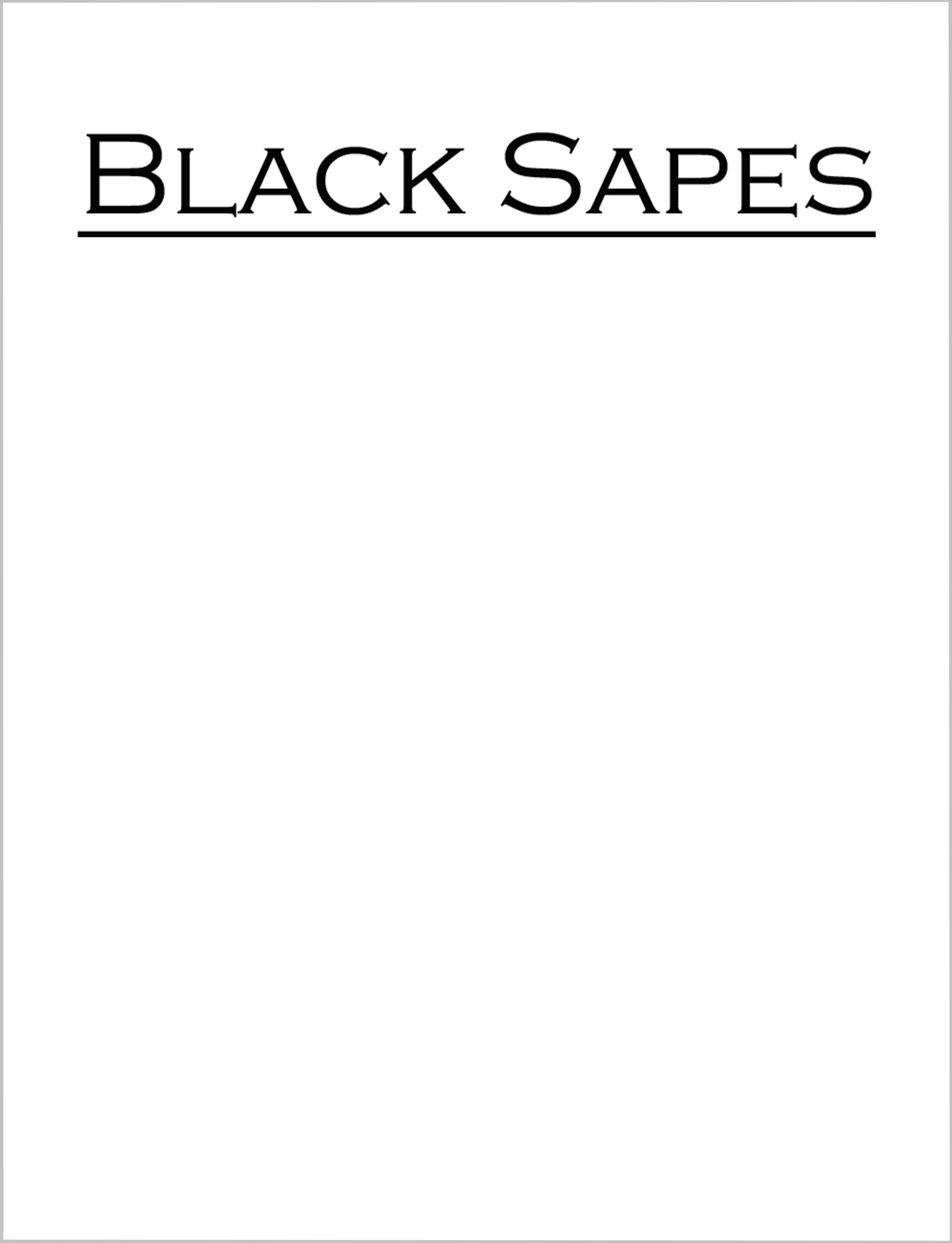 Black Sapes